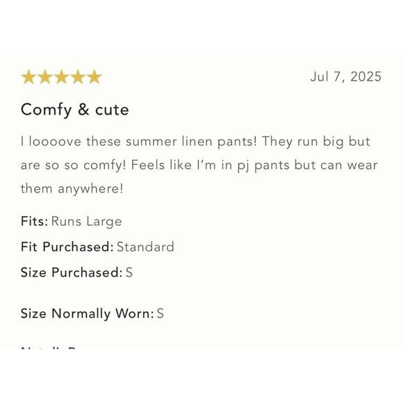 NWT Size S - Anthropologie The Somerset Pull-On Pants (100% Linen) NWT US$ 118 - Picture 11 of 16